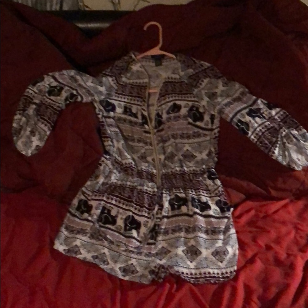 Long sleeve shorts in one